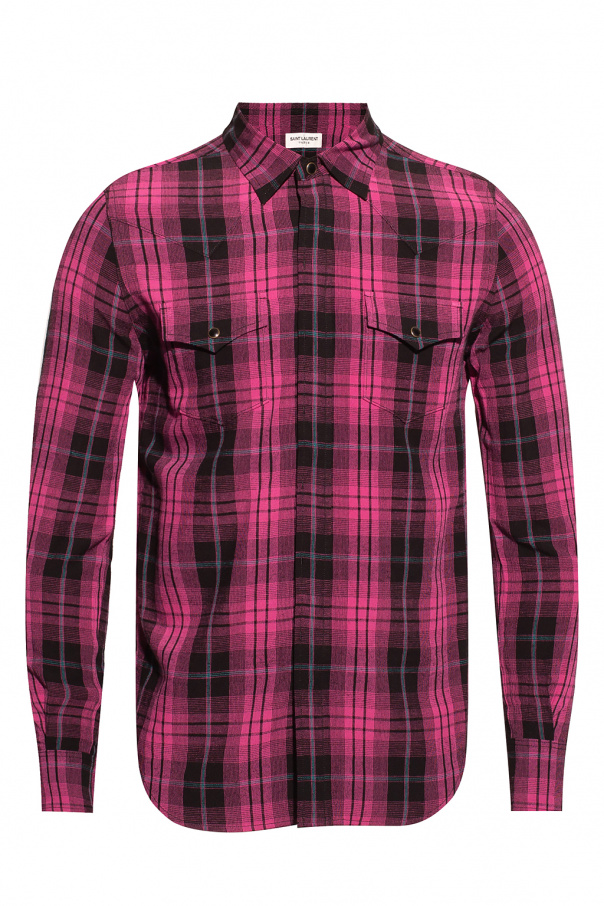 Saint Laurent Checked shirt